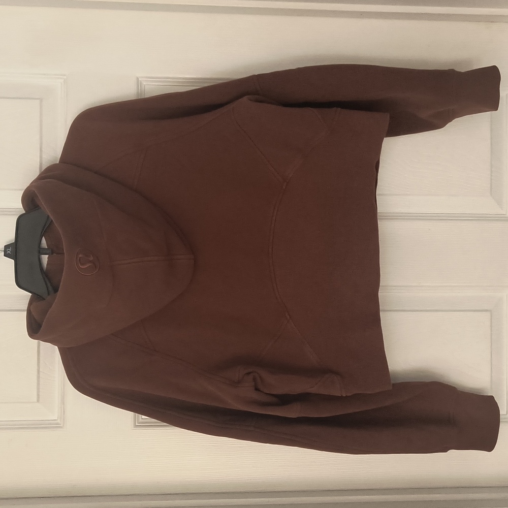 Lululemon Scuba Oversized Half-Zip Hoodie Roasted Brown XS/S - Picture 3 of 5